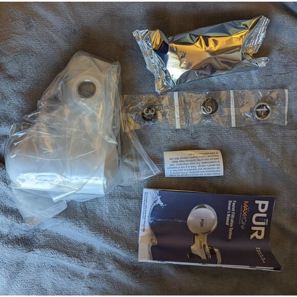 NWT PUR Basic White Horizontal Faucet Mount Max Ion Water Filtration System - Picture 3 of 12